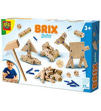 SES Creative Byggesæt - 77 Dele - Brix Junior