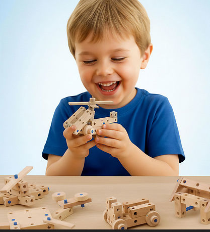 SES Creative Byggesæt - 77 Dele - Brix Junior