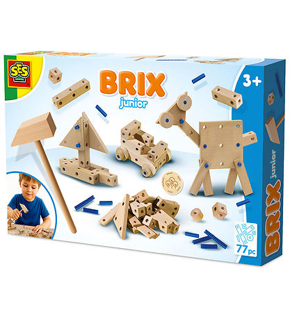 SES Creative Byggesæt - 77 Dele - Brix Junior