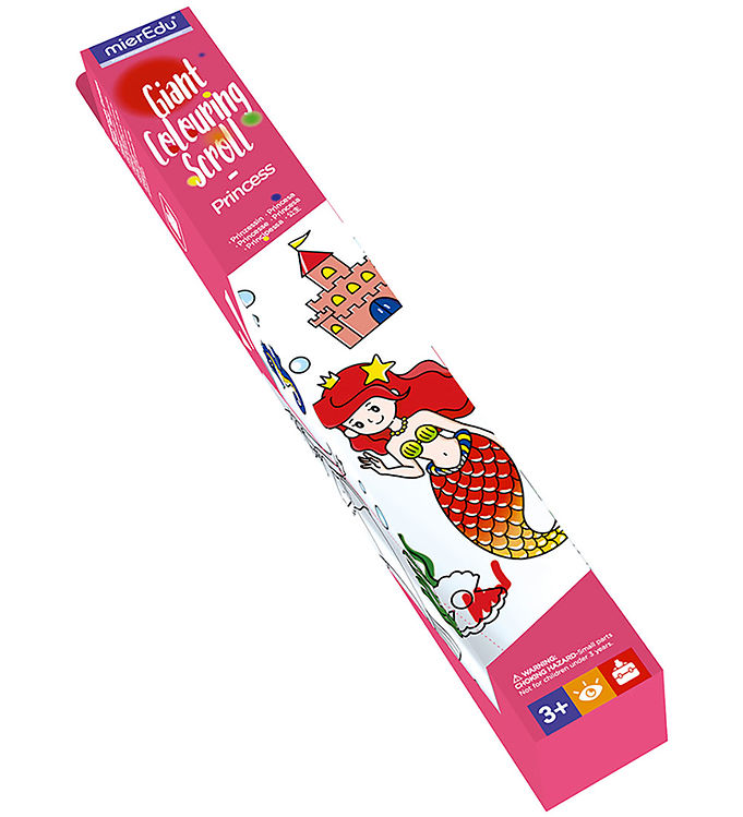 mierEdu - Kæmpe banner til farvelægning - Prinsesser - Fra 3 år