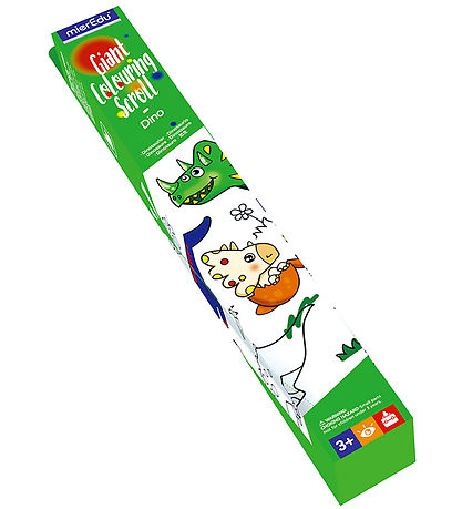 MierEdu Kæmpebanner Til Farvelægning - Dinosaurer