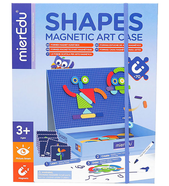 mierEdu - Magnetisk legesæt - Form og figur - Fra 4 år