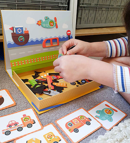 MierEdu Magnetisk Legesæt - Transportmidler