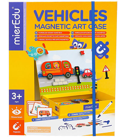 MierEdu Magnetisk Legesæt - Transportmidler