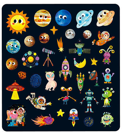 mierEdu Klistermærker - Flytbare - Astronaut