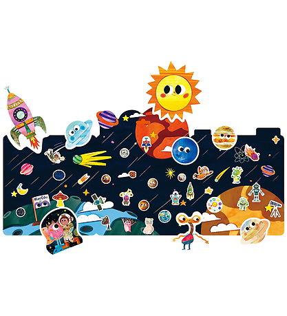 mierEdu Klistermærker - Flytbare - Astronaut