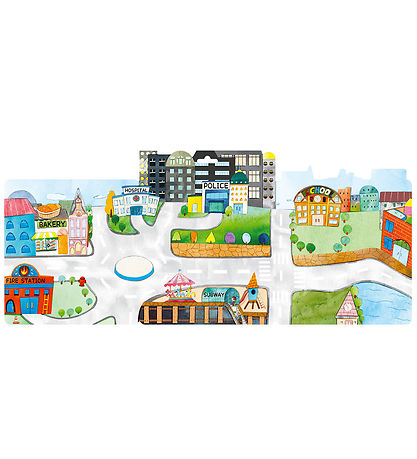 mierEdu Klistermærker - Flytbare - Storbyen