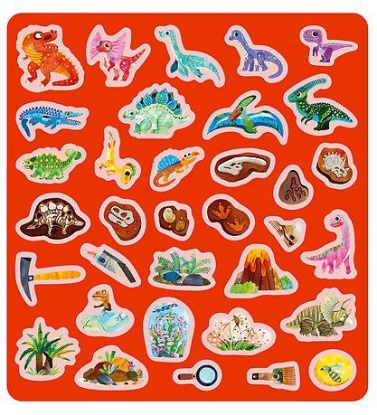 mierEdu Klistermærker - Flytbare - Dinoland