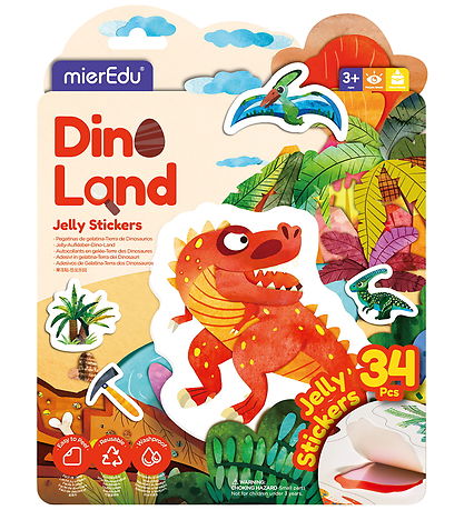 mierEdu Klistermærker - Flytbare - Dinoland