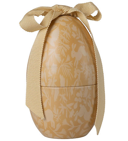 Maileg Påskeæg m. Mikro Kanin - Lille - Cream Yellow