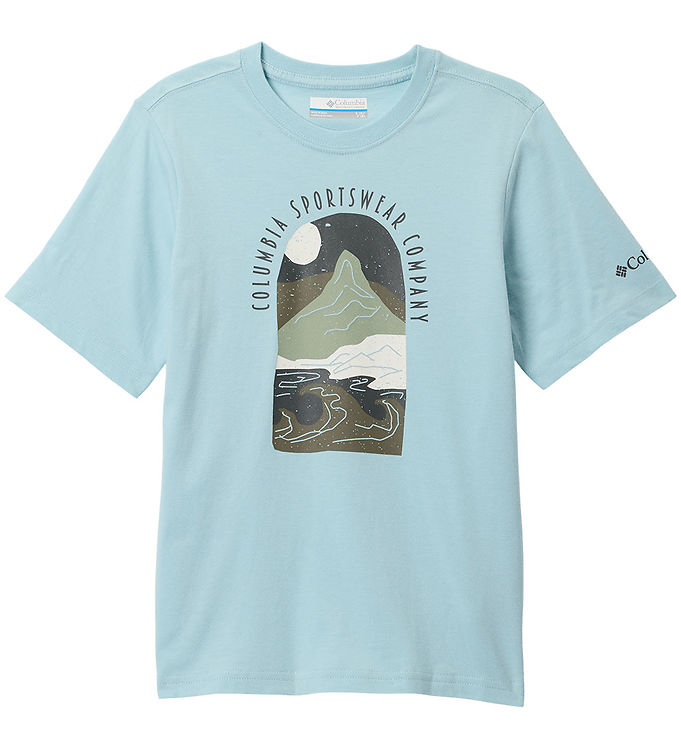 Columbia T-shirt - Light Marine m. Print