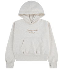 Abercrombie & Fitch Hoodie - Oatmeal Heather