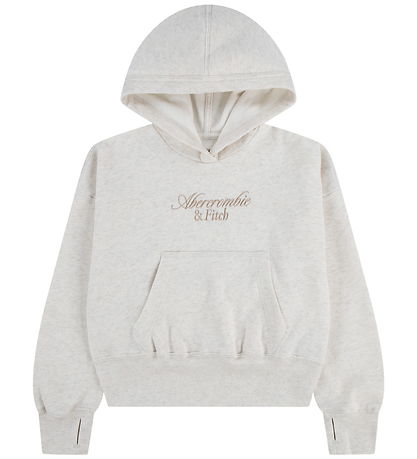 Abercrombie & Fitch Hættetrøje - Oatmeal Heather