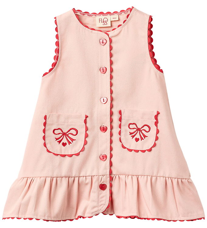 Flöss Kjole - Denim - Elina - Soft Rose