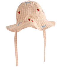Flöss Sun Hat - Dolly - Berry/Bow Gingham