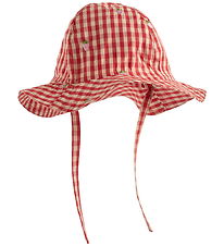 Flöss Sun Hat - Molly - Red/Pink Berry Gingham