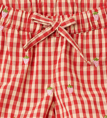 Flöss Shorts - Molly - Red/Pink Berry Gingham