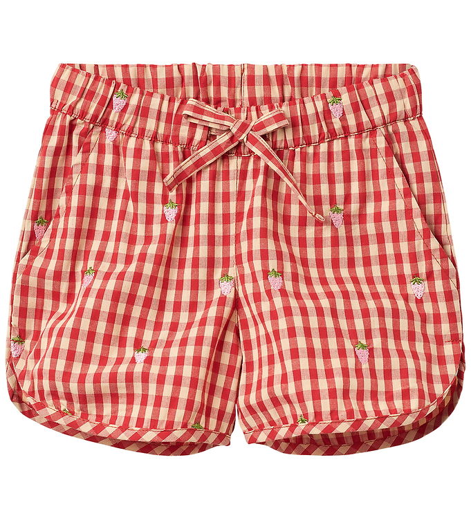 Flöss Shorts - Molly - Red/Pink Berry Gingham
