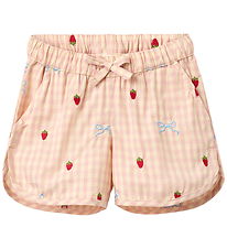 Flöss Shorts - Dolly - Berry/Bow Gingham