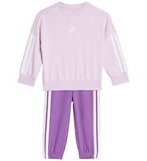 adidas Performance Sweatsæt - I 3S FT Jog - Icelav/White