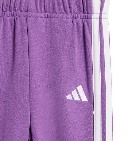 adidas Performance Sweatsæt - I 3S FT Jog - Icelav/White