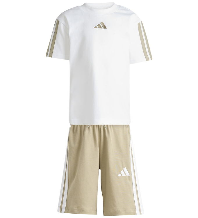adidas Performance Shortssæt - Hvid/Wonder Cargo
