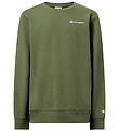 Champion Sweatshirt Crewneck - Oliven