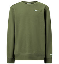 Champion Sweatshirt Crewneck - Oliven