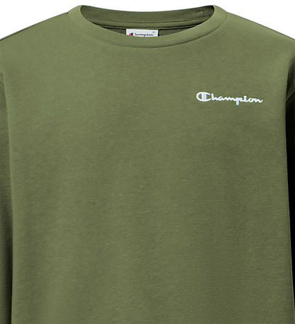 Champion Sweatshirt Crewneck - Oliven