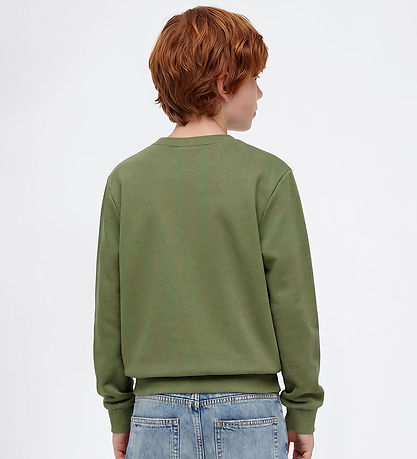 Champion Sweatshirt Crewneck - Oliven