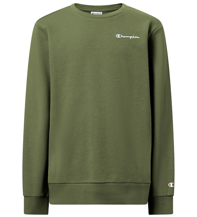 Champion Sweatshirt Crewneck - Oliven