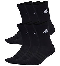 adidas Performance Strømper - 6-pak - C Ess crw - Black