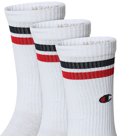 Champion Strømper - 3-pak Crew - White