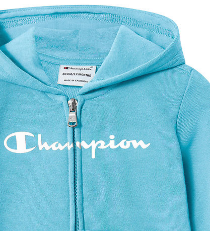 Champion Sweatsæt - Zip - Navy