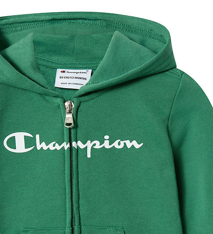 Champion Sweatsæt - Zip - Green/Navy