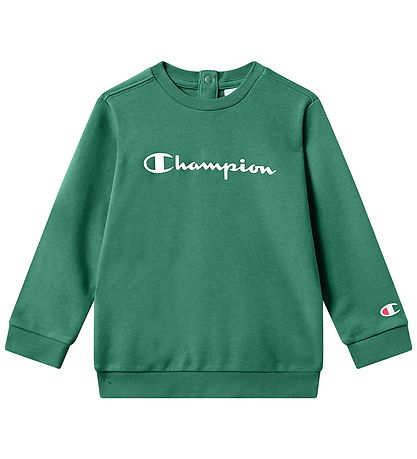 Champion Sweatsæt - Crewneck - Green/Navy