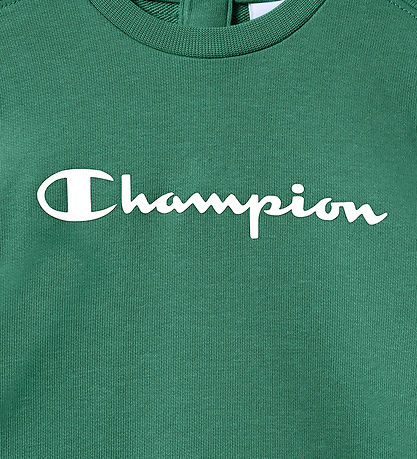 Champion Sweatsæt - Crewneck - Green/Navy