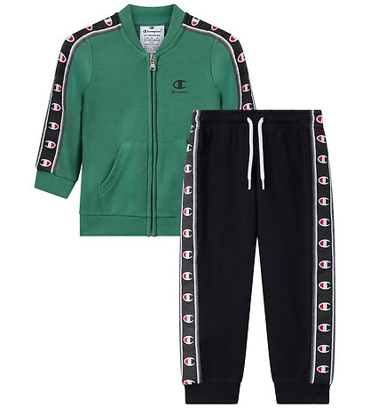 Champion Sweatsæt - Green/Navy