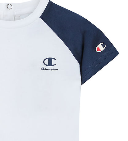 Champion T-shirt - 3-pak - Navy/White/Green