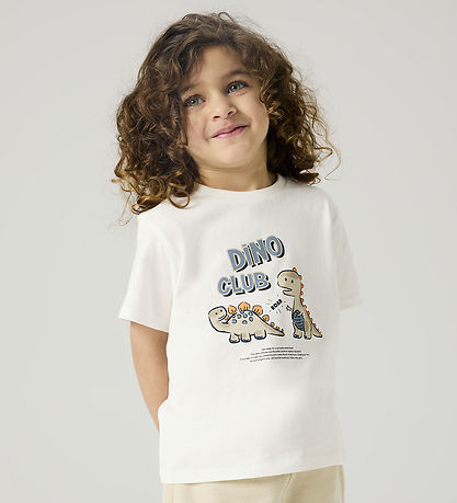 Name it T-shirt - NmmFaro - Cloud Dancer