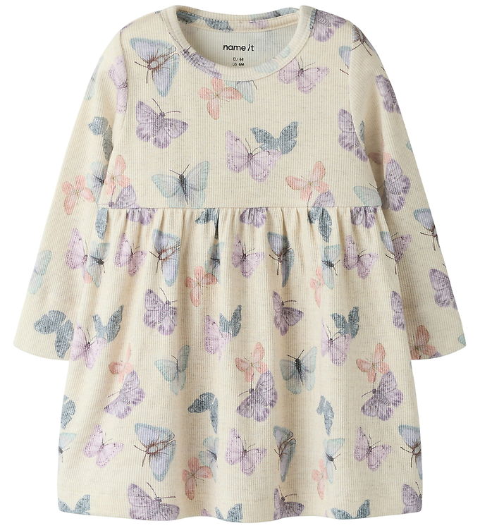 Name it Kjole - Rib - NbfFilua - Peyote/Melange