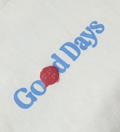 Name it T-shirt - NmmFukkan - Cloud Dancer/Good Days