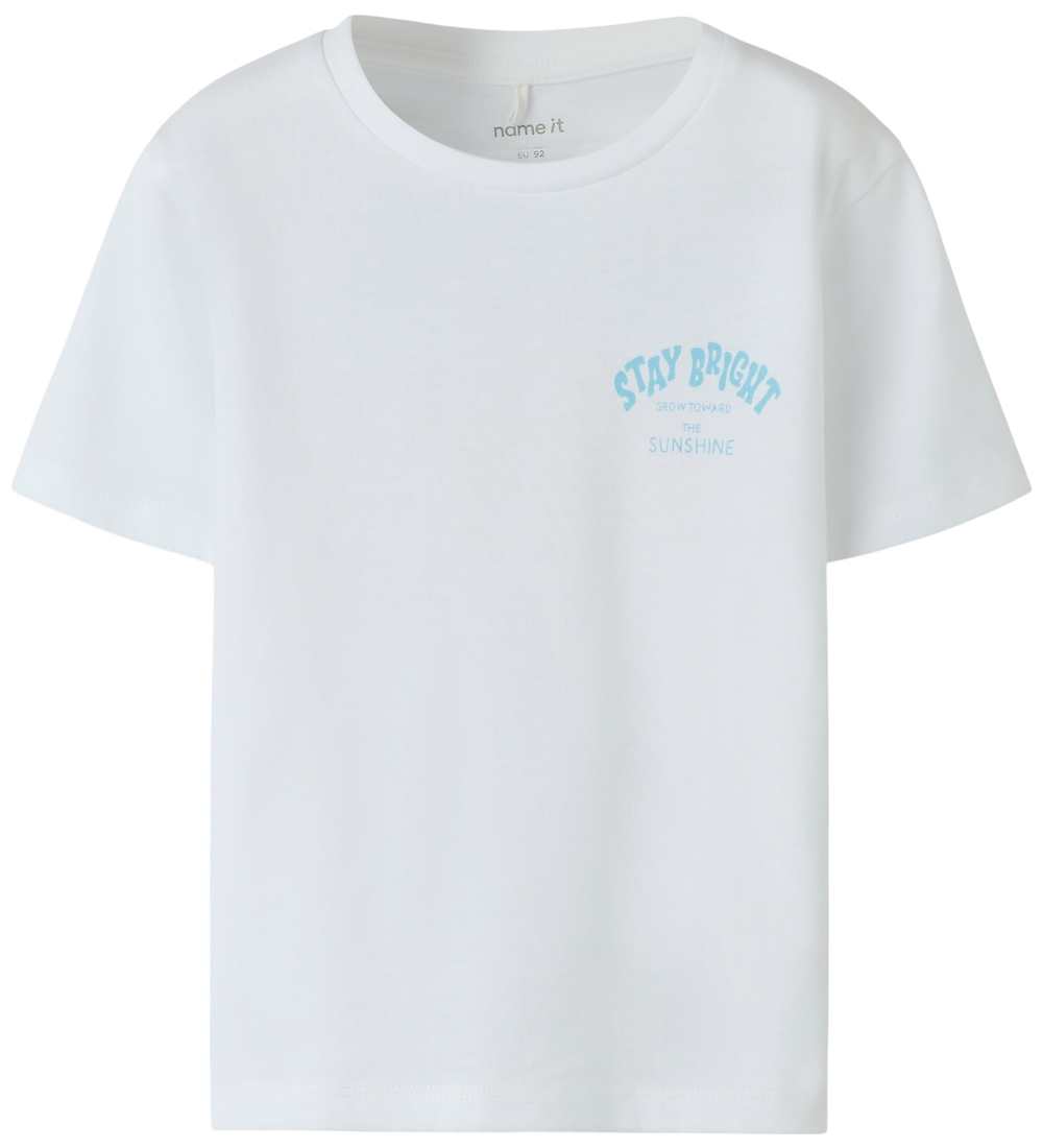 Name It T-Shirt - NmfFilina - Bright White - Name It - 4 Jahre (104) - T-Shirts