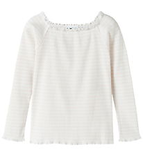 Name It Bluse - NkfForta - Rib - Cradle Pink/Bright White