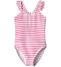 Name It Badedragt - NkfZippa - Knockout Pink