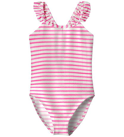 Name It Badedragt - NkfZippa - Knockout Pink