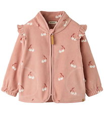 Lil Atelier Fleecejakke - NmfLaspektra - Misty Rose/CHERRY