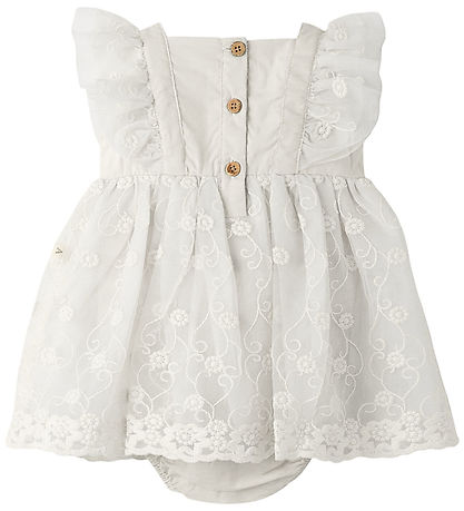 Lil Atelier Kjole - NbfFeya - Coconut Milk