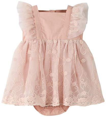 Lil Atelier Kjole - NbfFeya - Peach Whip