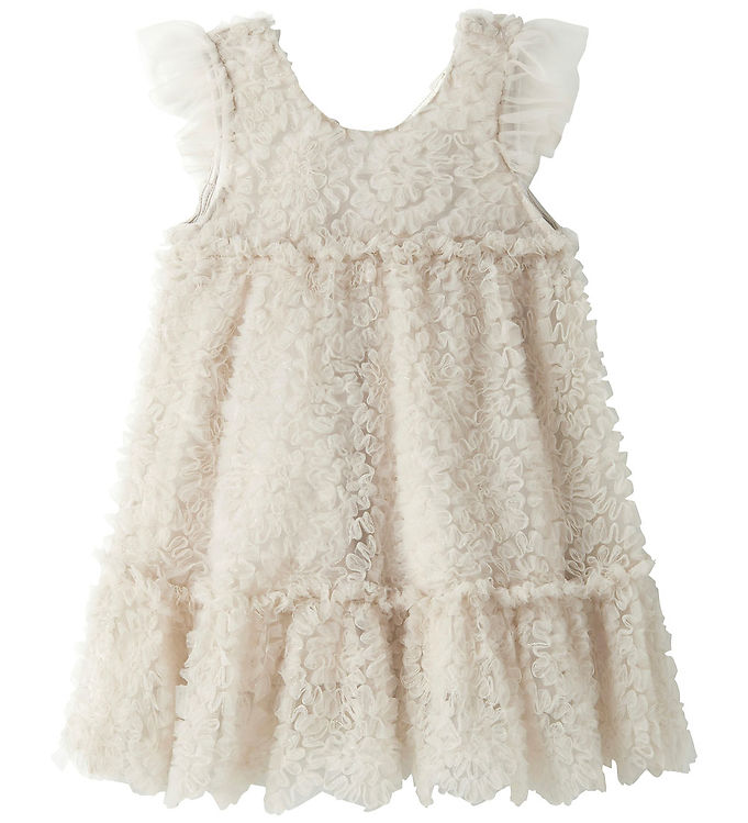 Fauna Tulle Kjole - Pumice Stone - 116